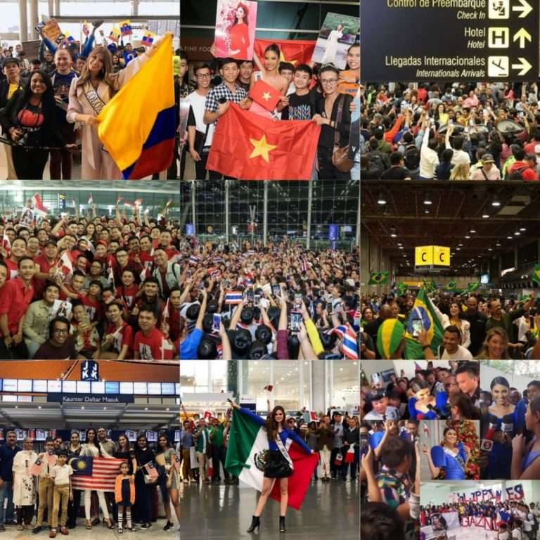 Inilah 10 Negara Yang Bikin Heboh Bandara Saat Mengantarkan Wakil Mereka Ke Miss Universe 2019