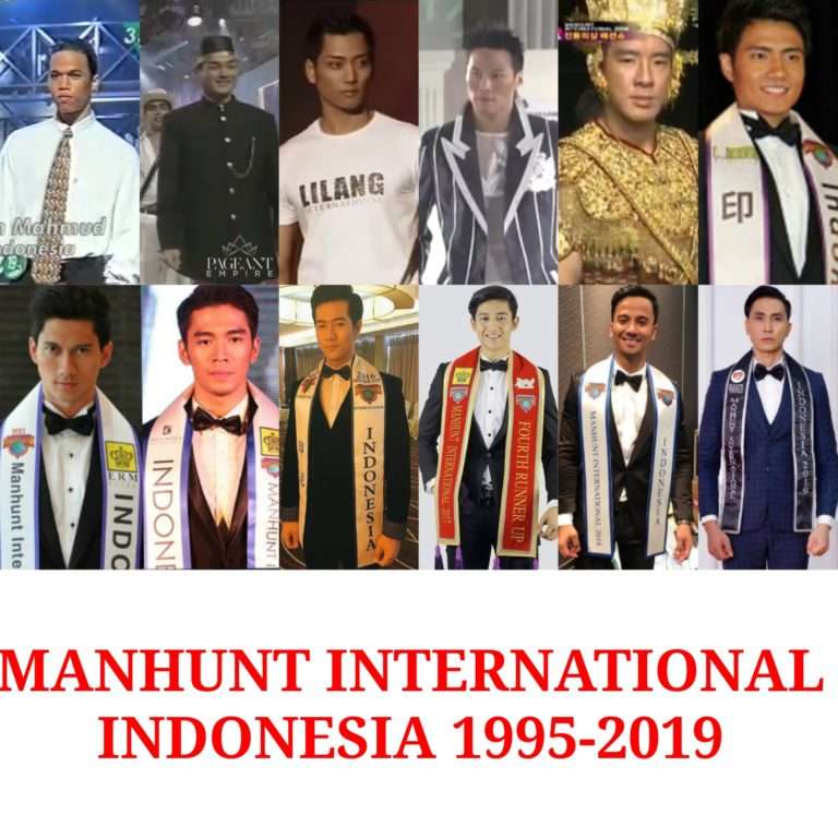 Manhunt International Indonesia 1995-2019