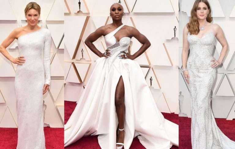 Warna Putih Silver Mendominsi Top 10 Best Evening Gown Red Carpet Oscar 2020