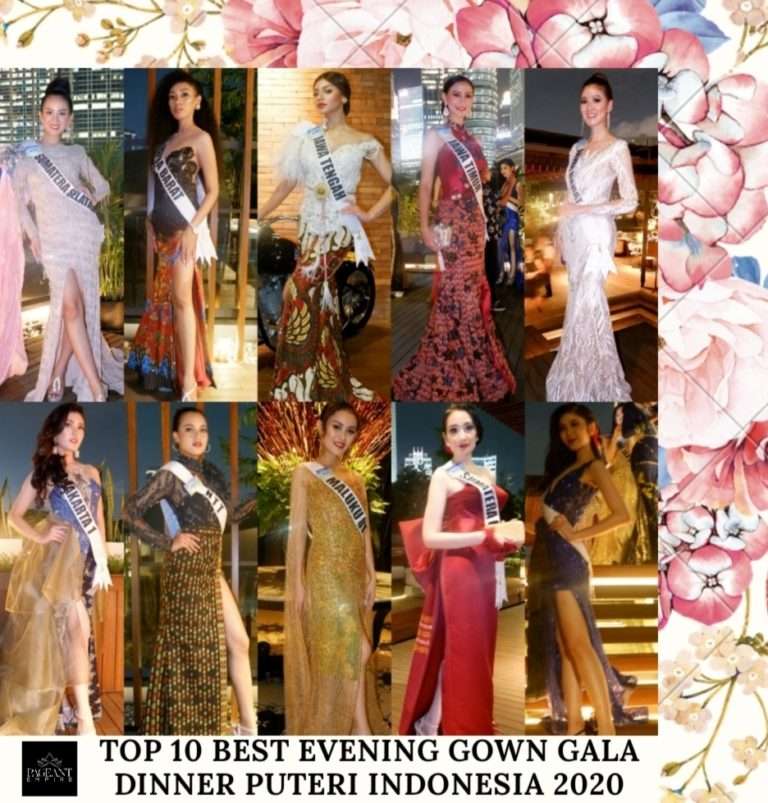Top 10 Best Evening Gown Gala Dinner Puteri Indonesia 2020