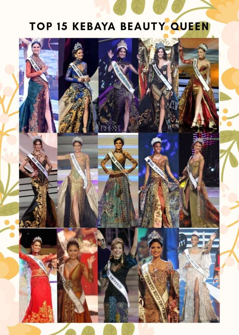 Top 15 Kebaya Ratu Dunia di Malam Final Puteri Indonesia