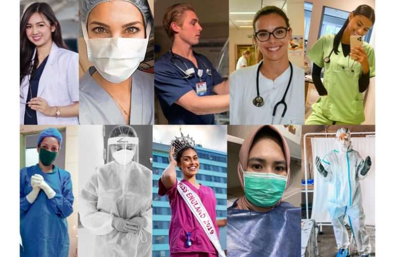 10 Ratu Kecantikan Dunia Ini Adalah Pahlawan Garda Depan Lawan Virus Corona Covid19