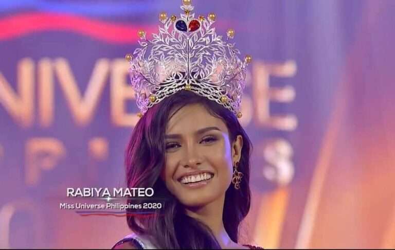 Wanita Keturunan India, Rabiya Mateo Winner Miss Universe Philippines 2020