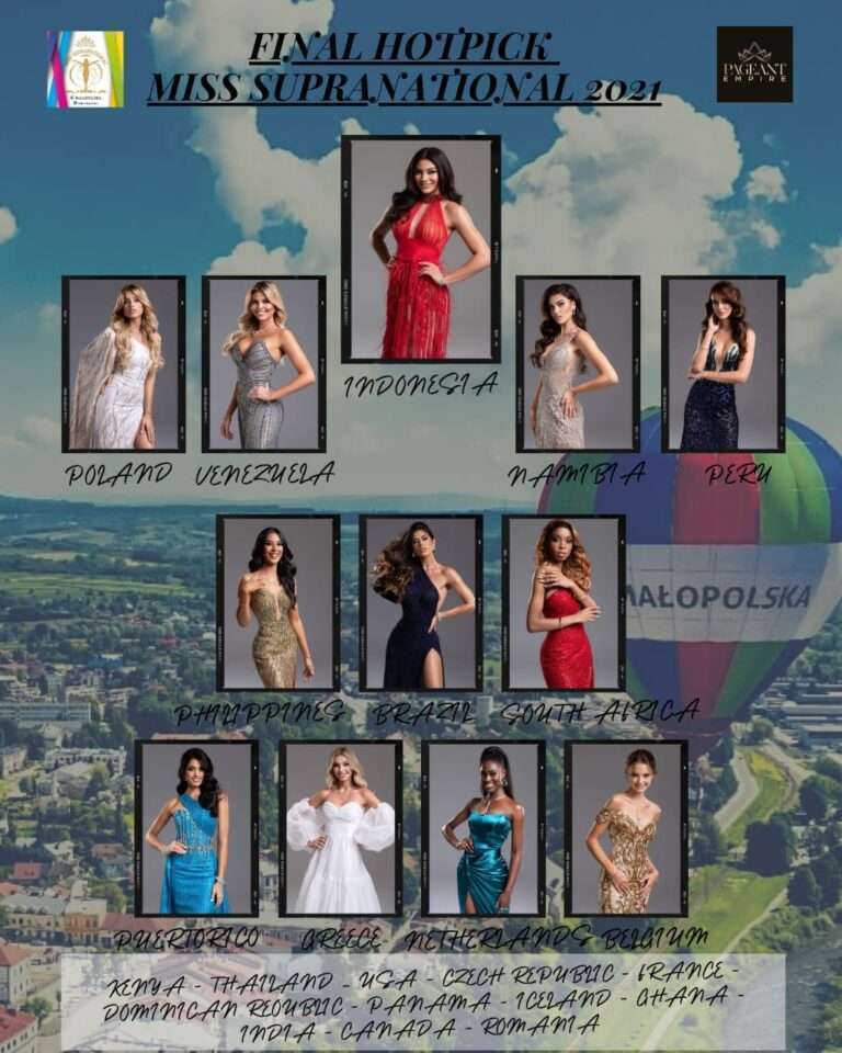 Final Hotpick Miss Supranational 2021