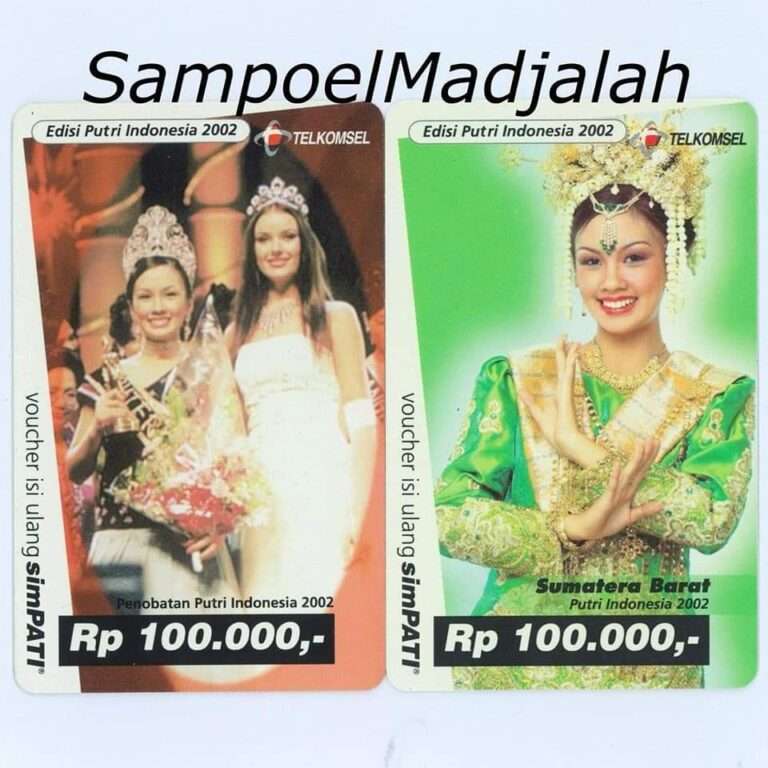 20 Tahun Yang Lalu Puteri Indonesia 2002 dan Miss Universe 2002, Hadir Untuk Voucher Simpati Telkomsel 2002