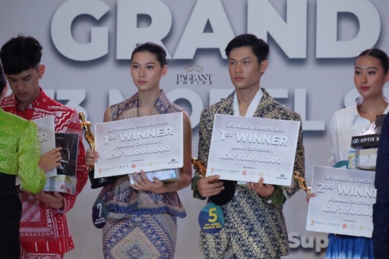 Selamat Nadya Rufina Dan Jordan Daniel Winner JF3 Model Search 2022