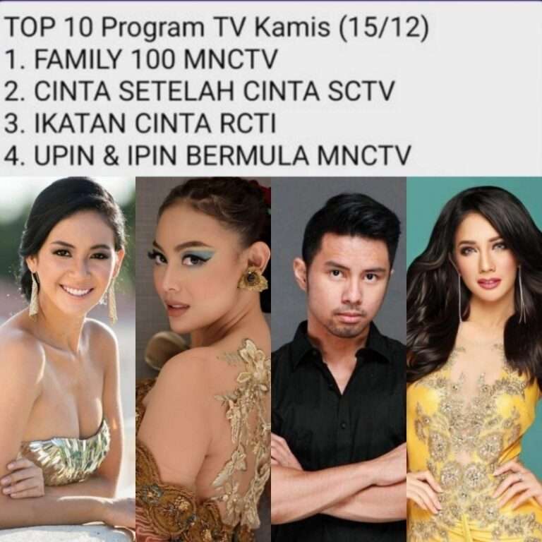 Family 100 Raih Rating TV No.1 Berikut Beberapa Pelaku Pageants Menjadi Pengisi Acaranya