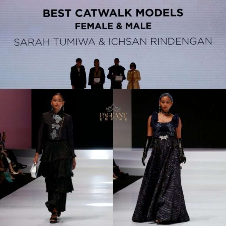 Sarah Tumiwa Raih Penghargaan Best Catwalk Models Female Indonesia Fashion Week 2023