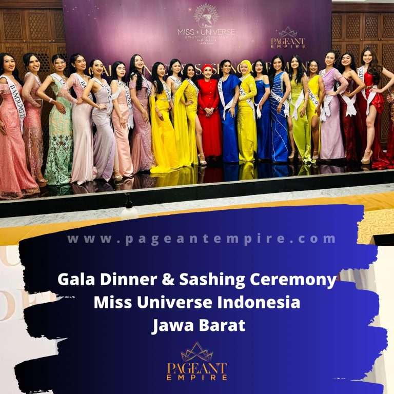 Gala Dinner & Sashing Ceremony Miss Universe Jawa Barat