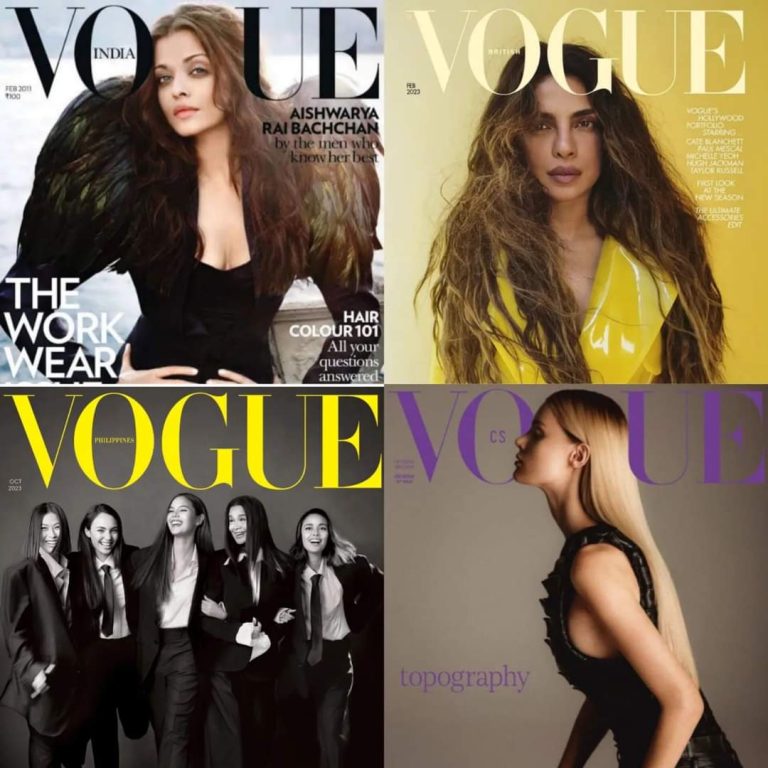 Miss World Winners on Vogue Cover