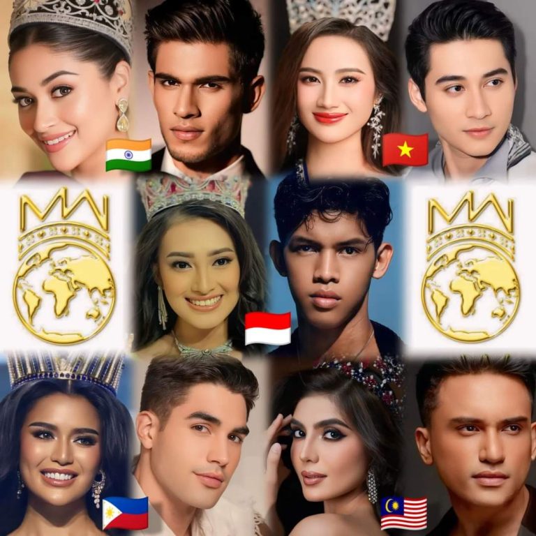 Couple Team Asia di Mr dan Miss World