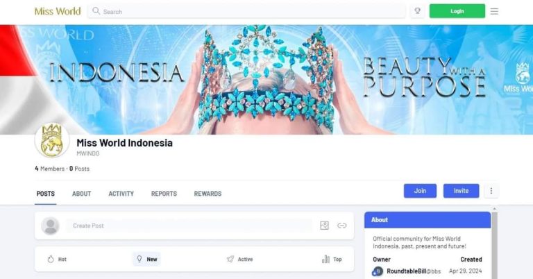 Platform Baru Miss World?