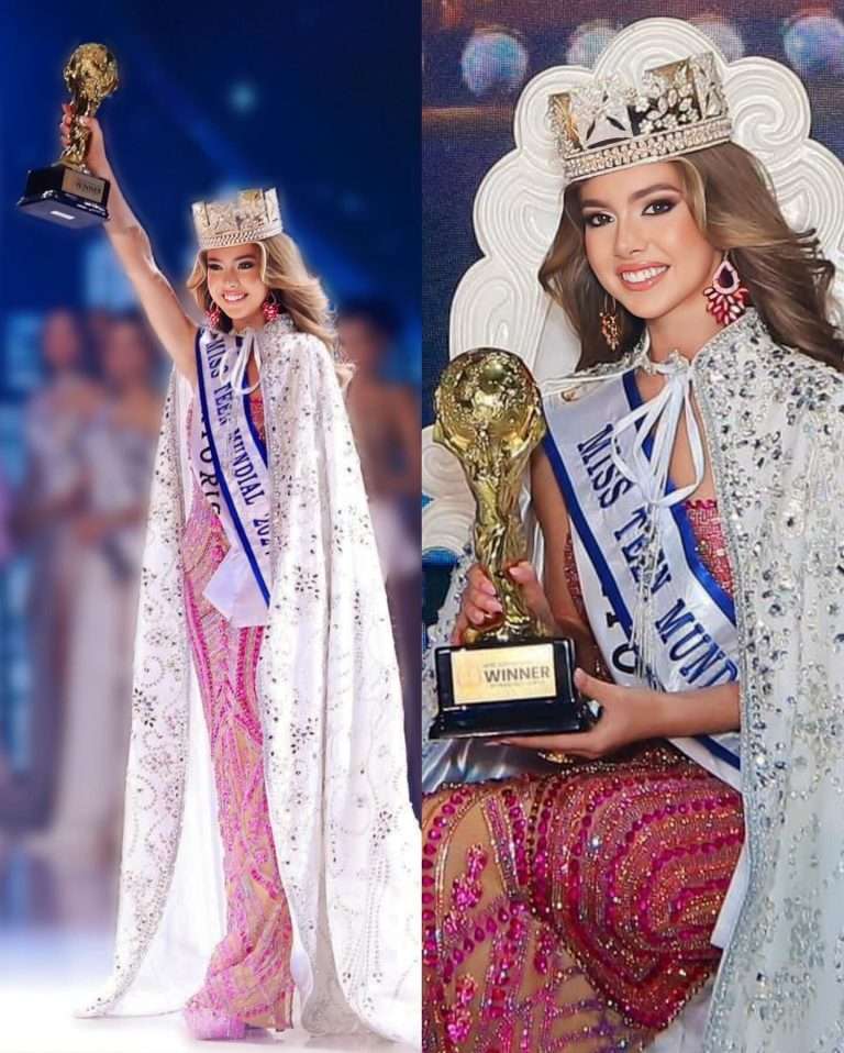 Desain Unik Mahkota Miss Teen Mundial