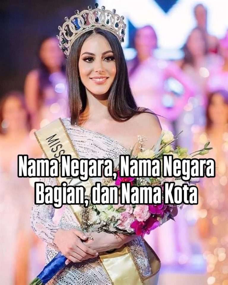 Nama Negara Bagian dan Nama Kota