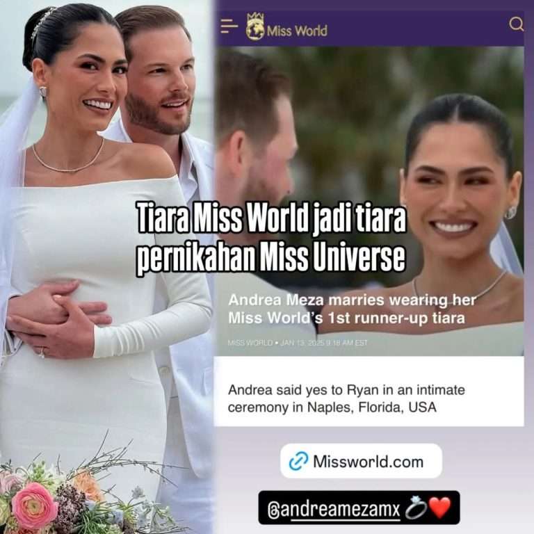 Tiara Miss World Jadi Tiara Pernikahan Miss Universe