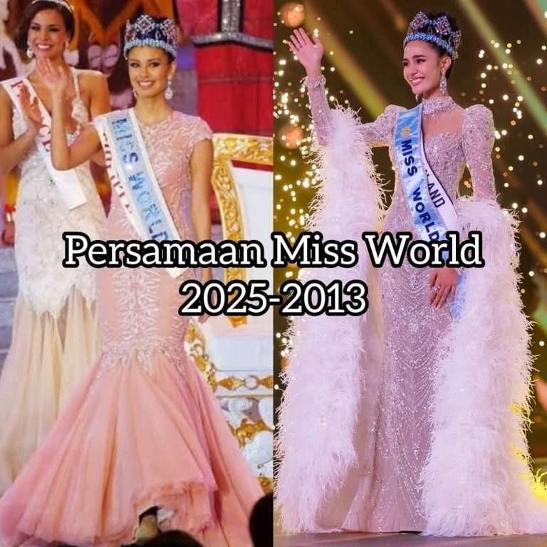 Persamaan Miss World 2025 dan 2013